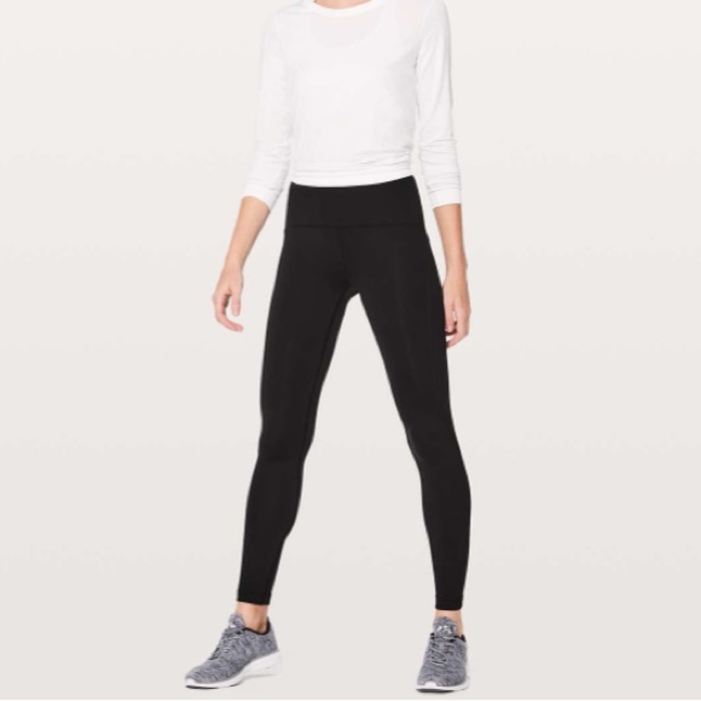 Lululemon fleece lined athletic leggings